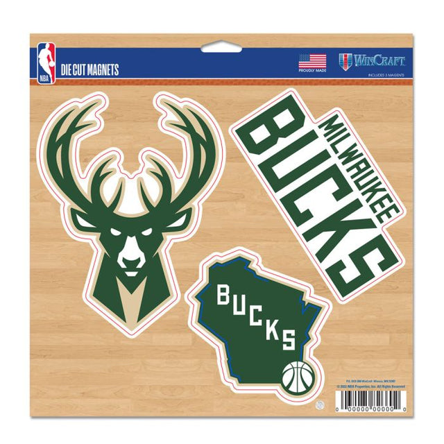 Milwaukee Bucks Vinyl Magnet 11" x 11"