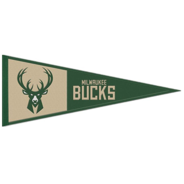 Milwaukee Bucks Wool Pennant 13" x 32"