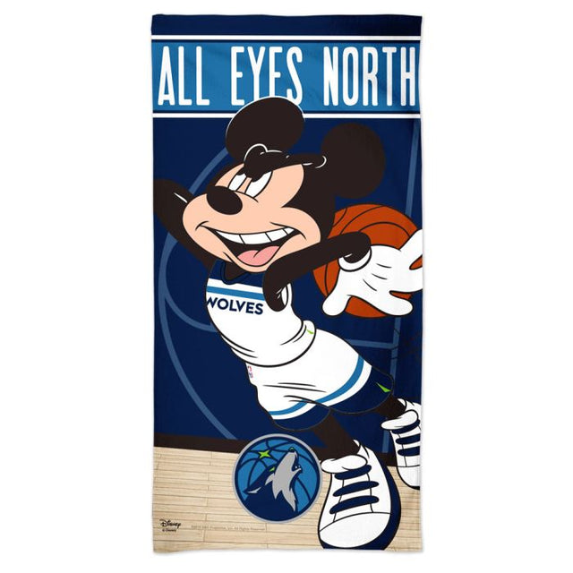 Minnesota Timberwolves / Disney Spectra Beach Towel 30" x 60"