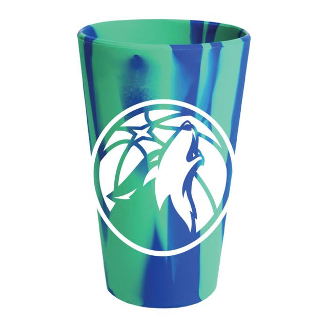 Minnesota Timberwolves Fashion 16 oz Silicone Pint Glass