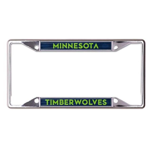 Minnesota Timberwolves GLITTER Lic Plt Frame S/S Printed