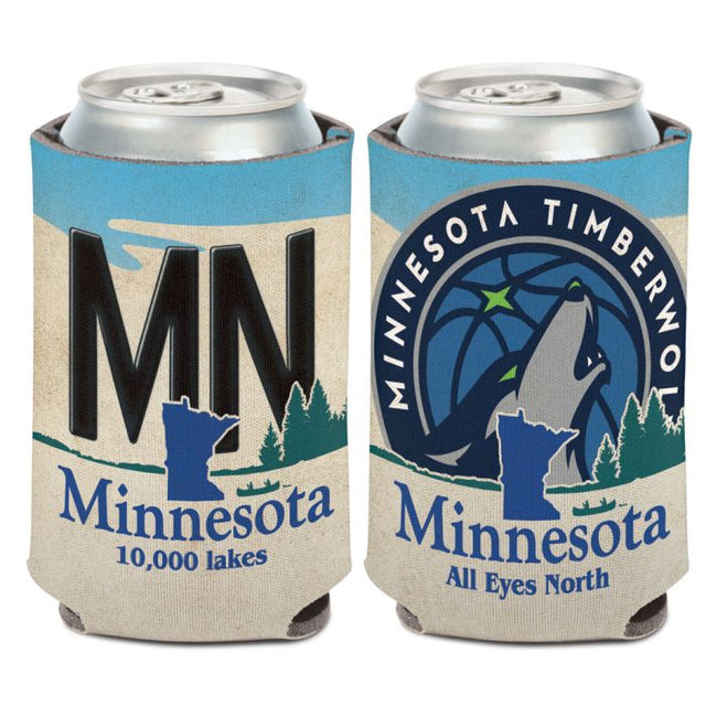 Minnesota Timberwolves LICENSE PLATE Can Cooler 12 oz.