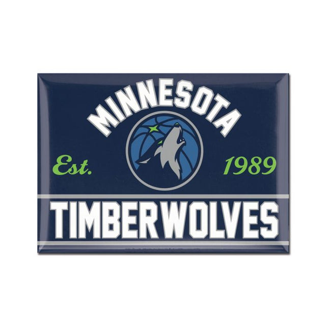 Minnesota Timberwolves Metal Magnet 2.5" x 3.5"