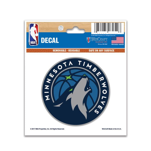 Minnesota Timberwolves Multi-Use Decal 3" x 4"