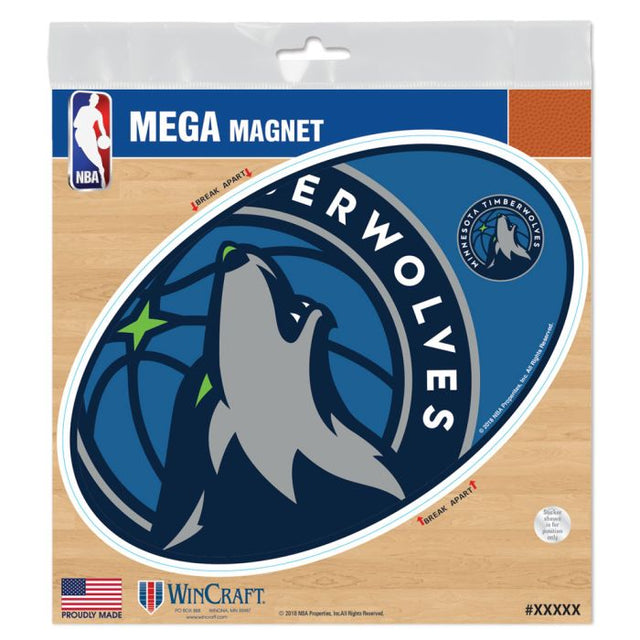 Minnesota Timberwolves Outdoor Magnets 6" x 6"