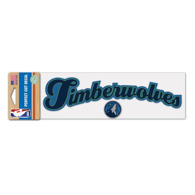 Minnesota Timberwolves Perfect Cut Decals 3" x 10"