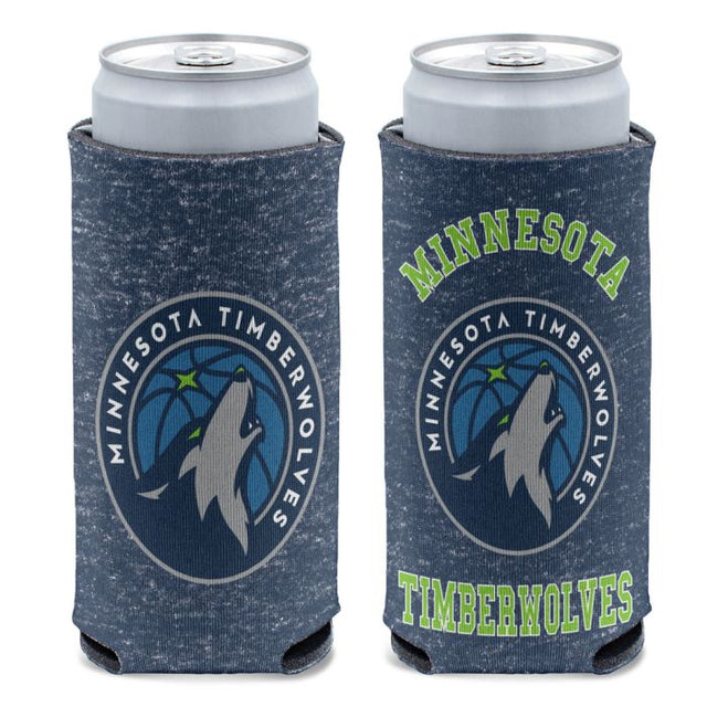 Minnesota Timberwolves colored heather 12 oz Slim Can Cooler