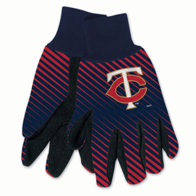 Guantes de dos tonos para adultos de los Minnesota Twins