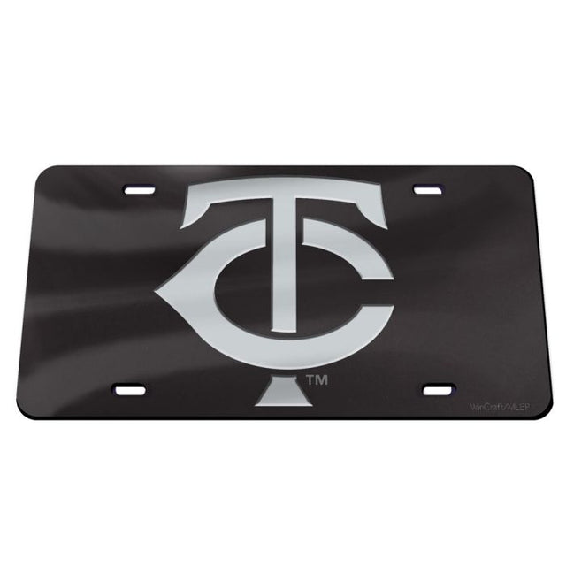 Minnesota Twins BLACK Acrylic Classic License Plates