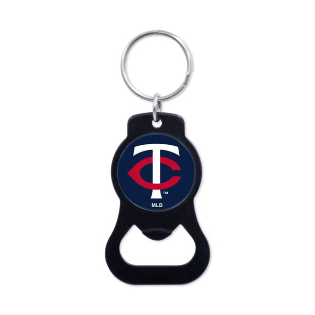 Minnesota Twins Black Bottle Opener Key Ring