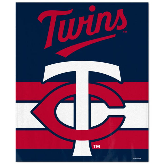 Manta de los Minnesota Twins: ultra suave, 50" x 60"