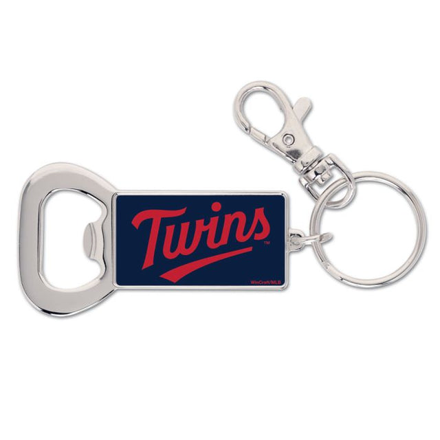 Minnesota Twins Bottle Opener Key Ring Rectangle