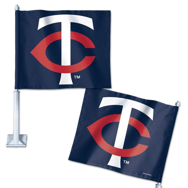 Bandera para auto de los Minnesota Twins, 11,75" x 14"