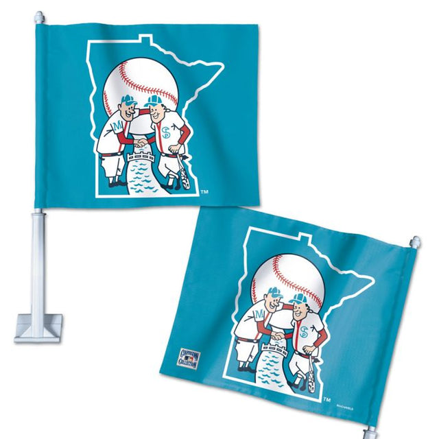 Minnesota Twins / Cooperstown Car Flag 11.75" x 14"