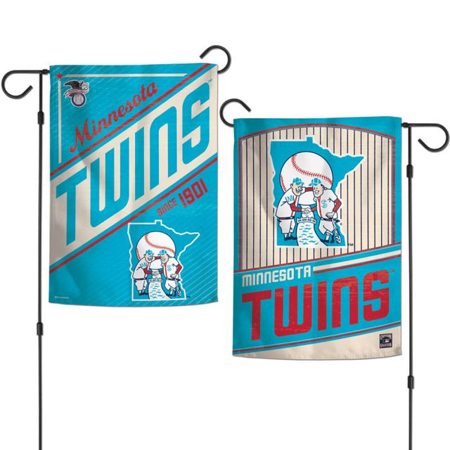 Minnesota Twins / Cooperstown Garden Flags 2 sided 12.5" x 18"