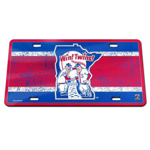 Minnesota Twins / Cooperstown Specialty Acrylic License Plate