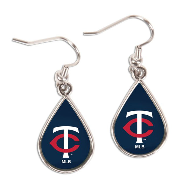 Pendientes de los Minnesota Twins con forma de lágrima