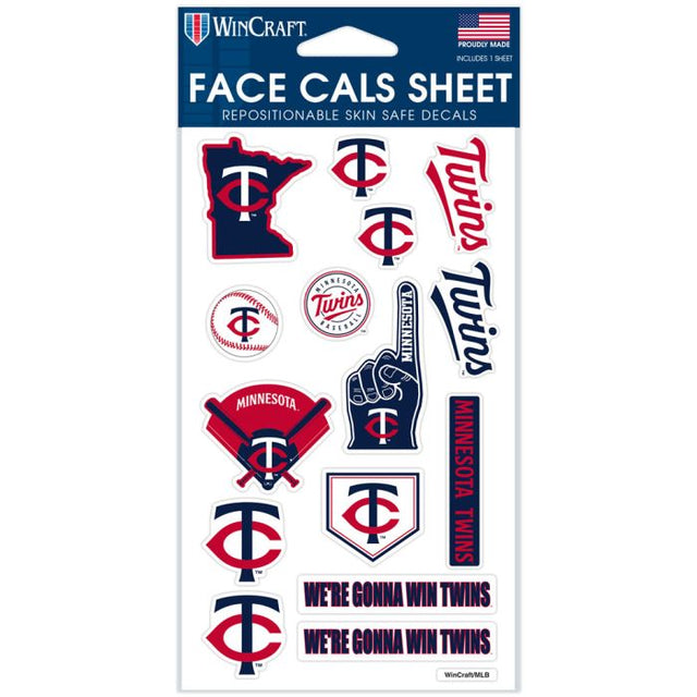 Minnesota Twins Face Cals 4" x 7"