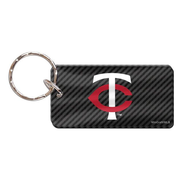 Llavero rectangular de los Minnesota Twins