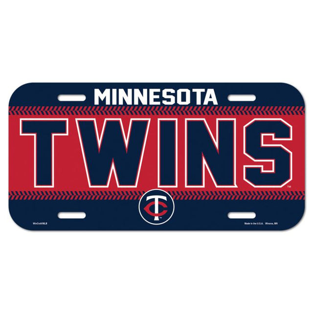 Minnesota Twins License Plate