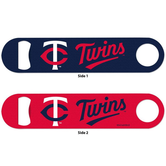 Abridor de botellas de metal de dos caras de los Minnesota Twins