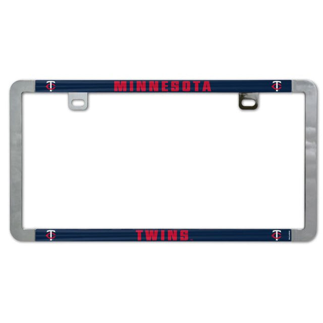 Minnesota Twins Metal Lic. Plate Frame Slim