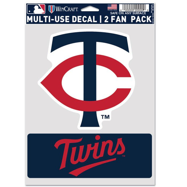 Paquete multiusos para dos fanáticos de los Minnesota Twins