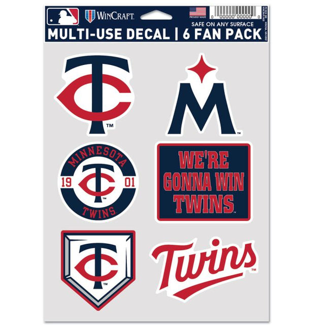 Paquete multiusos para 6 fanáticos de los Minnesota Twins