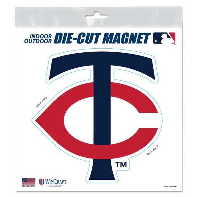 Imanes para exteriores de los Minnesota Twins de 6" x 6"