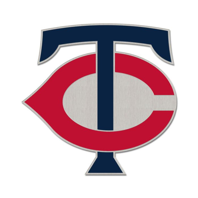 Tarjeta de joyería con pin esmaltado de colección secundaria de los Minnesota Twins