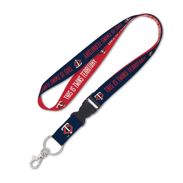 Minnesota Twins SLOGAN Lanyard w/detachable buckle 1"