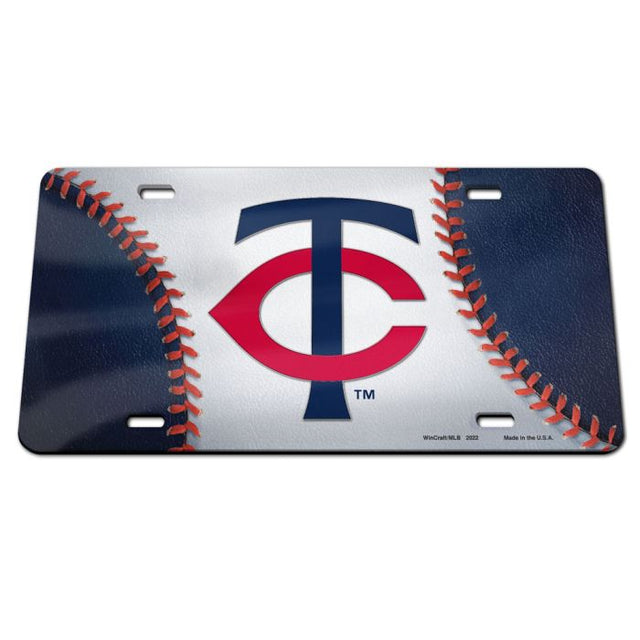 Minnesota Twins Specialty Acrylic License Plate