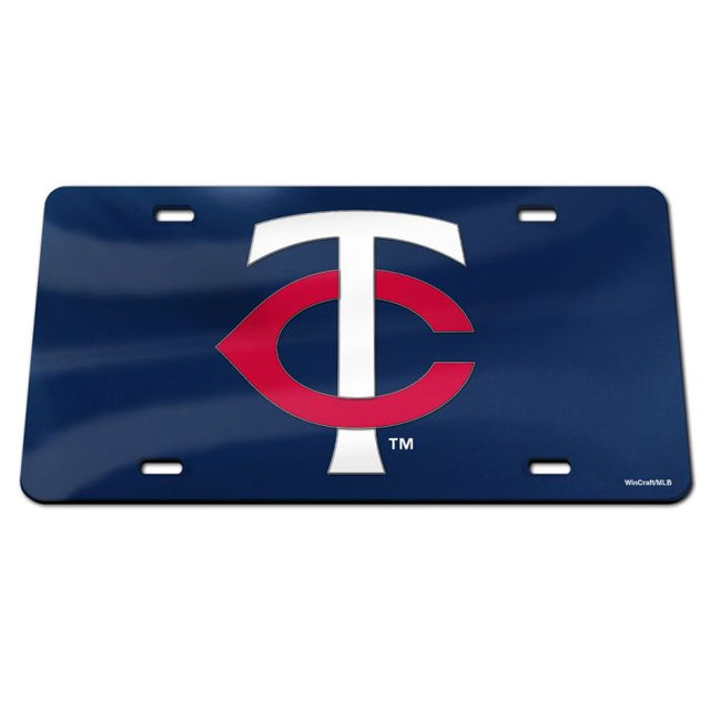 Minnesota Twins Specialty Acrylic License Plate