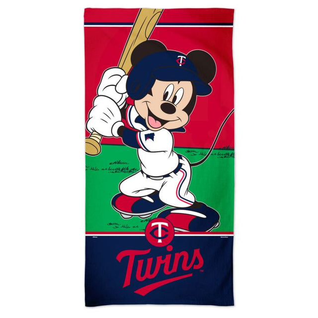 Toalla de playa Spectra de Minnesota Twins de 30" x 60"