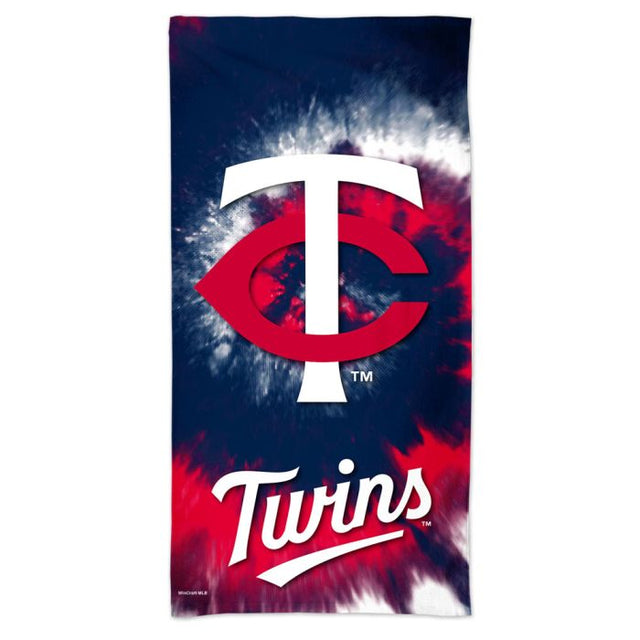 Toalla de playa Spectra de Minnesota Twins de 30" x 60"