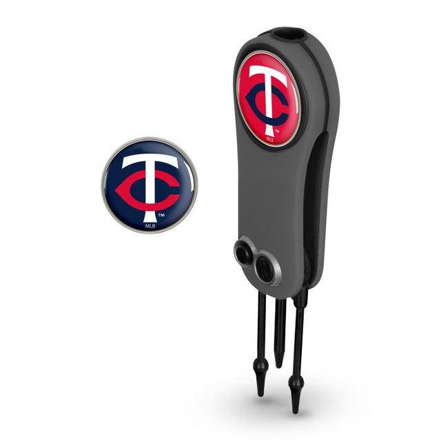 Herramienta y marcadores para reparar navajas automáticas de los Minnesota Twins