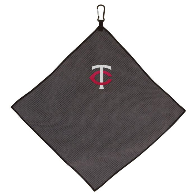 Minnesota Twins Towel - Grey Microfiber 15" x 15"