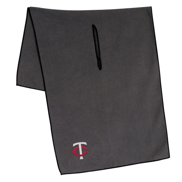 Toalla de microfibra gris de los Minnesota Twins, 48 x 104 cm