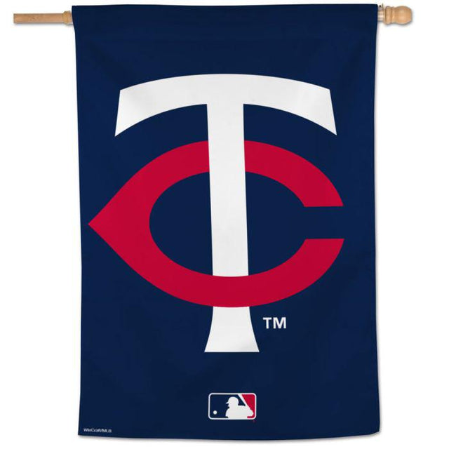 Bandera vertical de los Minnesota Twins de 28" x 40"