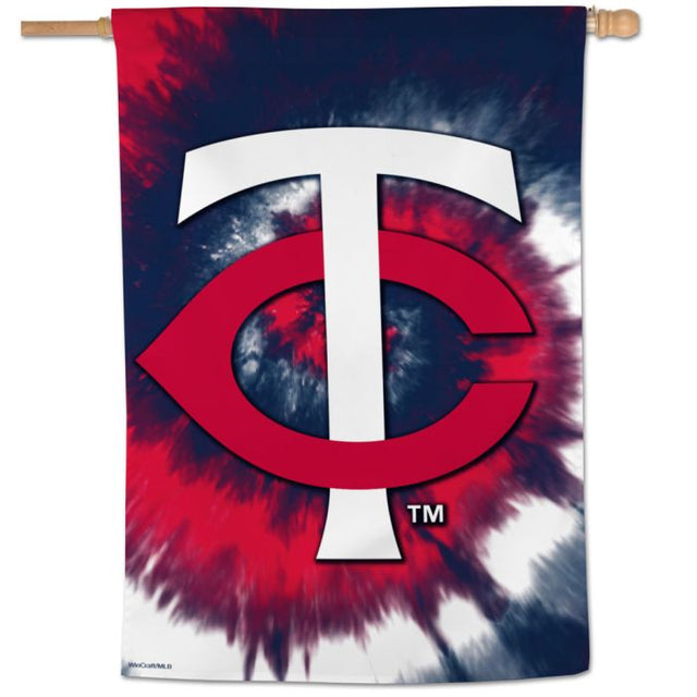 Bandera vertical de los Minnesota Twins de 28" x 40"