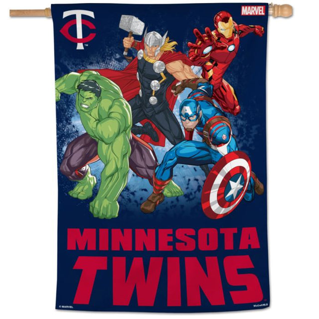 Minnesota Twins Vertical Flag 28" x 40"