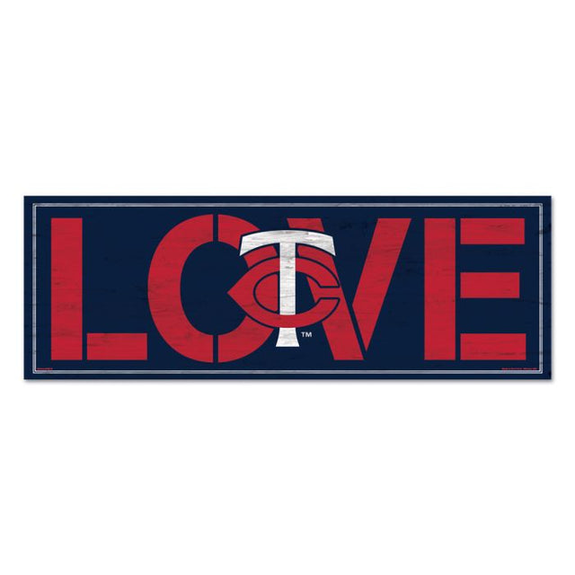 Minnesota Twins Wood Sign 8"x23" 1/4" thick