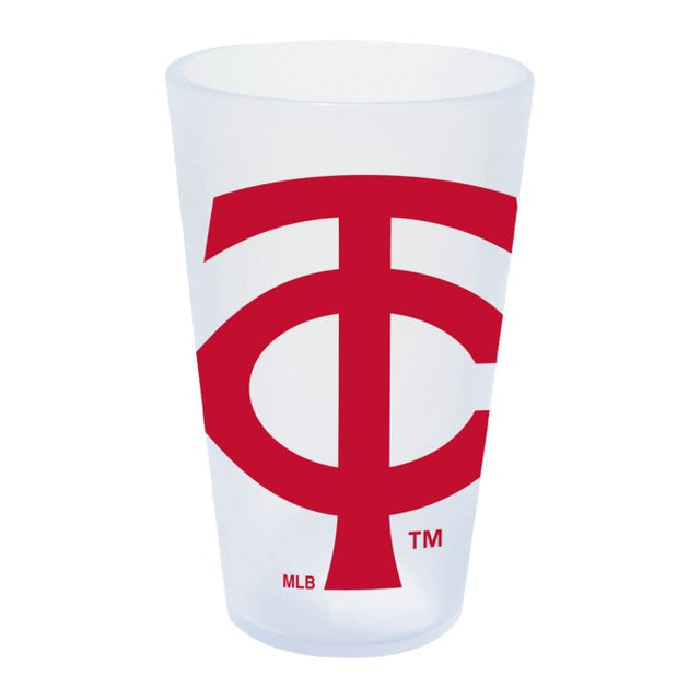 Vaso de pinta de silicona de 16 oz con forma de carámbano de los Minnesota Twins