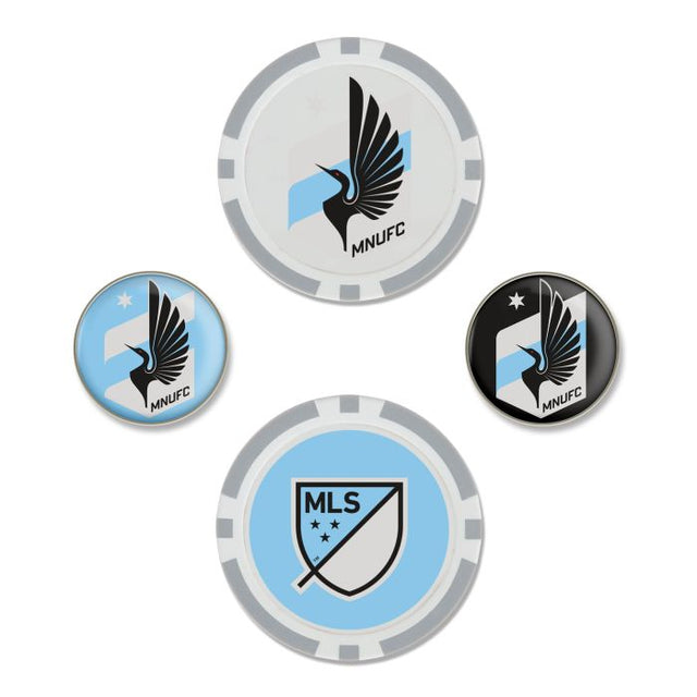 Juego de cuatro marcadores de balón del Minnesota United FC