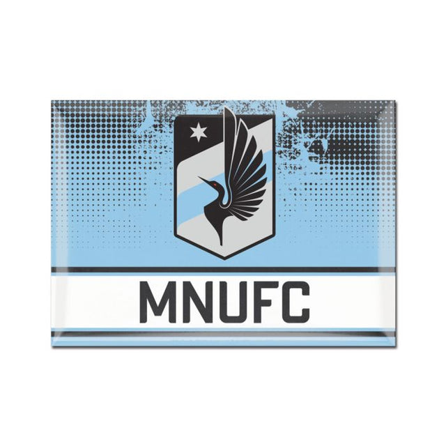 Imán de metal Minnesota United FC 2.5" x 3.5"