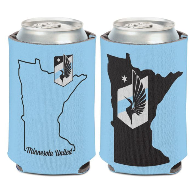 Minnesota United FC STATE SHAPE Enfriador de lata de 12 oz.