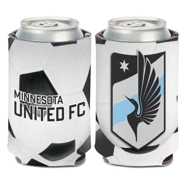 Enfriador de lata con forma de balón de fútbol del Minnesota United FC, 12 oz.