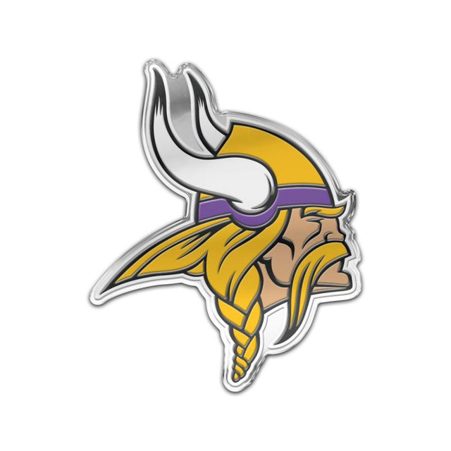 Insignia para automóvil de Minnesota Vikings con color