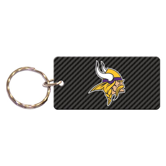 Minnesota Vikings CARBON Keychain Rectangle