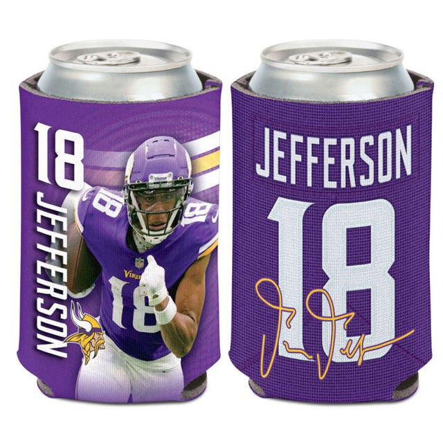 Minnesota Vikings Can Cooler 12 oz. Justin Jefferson